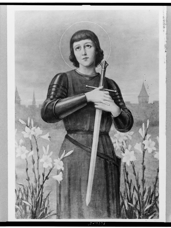 Santa Joana d'Arc — pintura de Miscellaneous Items in High Demand, PPOC, Library of Congress