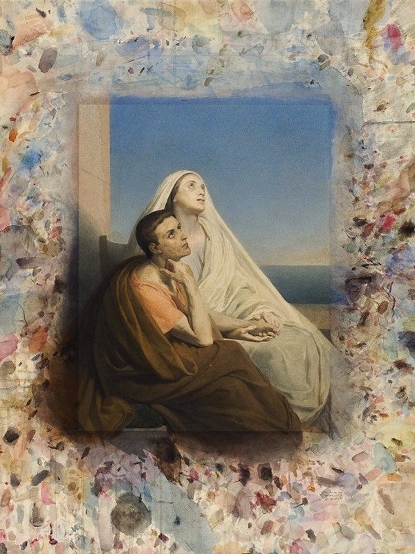 Santa Mônica — pintura de Ary Scheffer