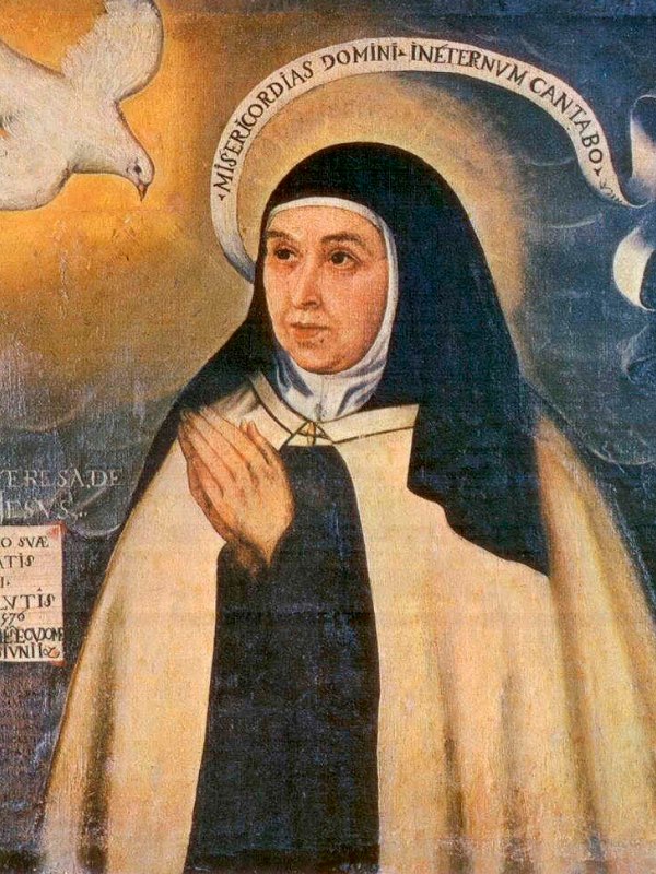 Santa Teresa de Jesus — retrato pintado por frei Juan de la Miseria
