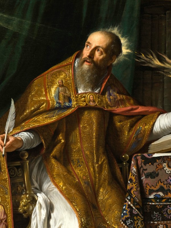 Santo Agostinho — pintura de Philippe de Champaigne
