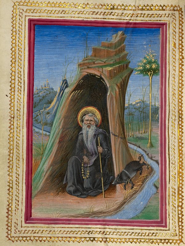 Santo Antão — pintura de Taddeo Crivelli