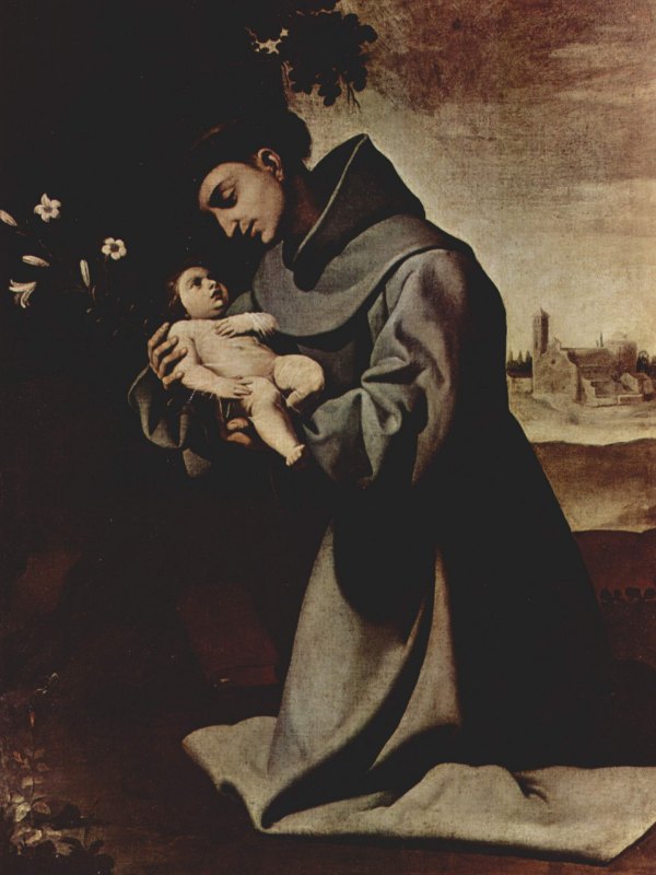 Santo Antônio — pintura de Francisco de Zurbarán
