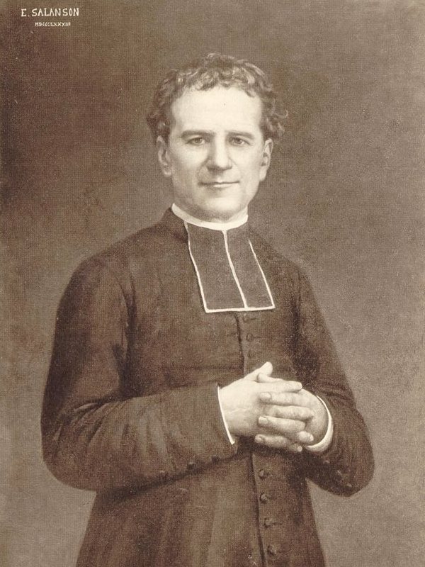 São João Bosco — pintura de Eugénie Marie Salanson