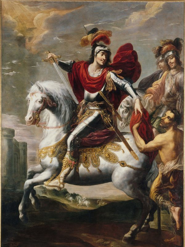 São Martinho de Tours — pintura de Georges Lallemand