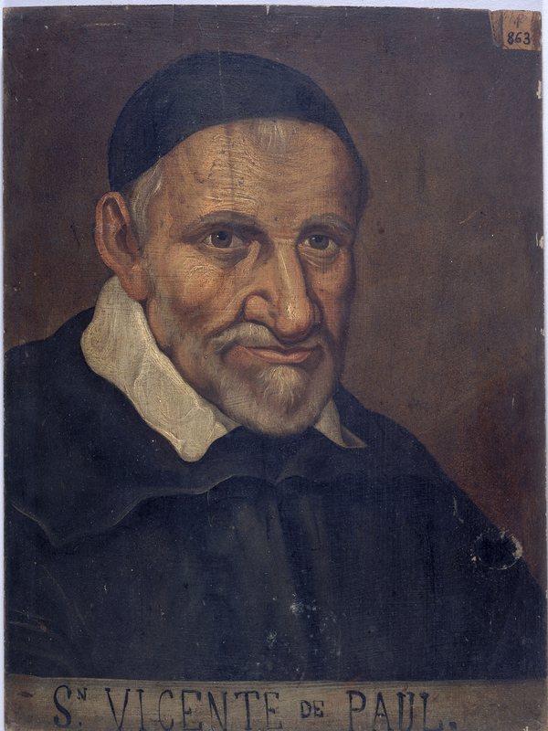 São Vicente de Paulo — pintura de anonymous